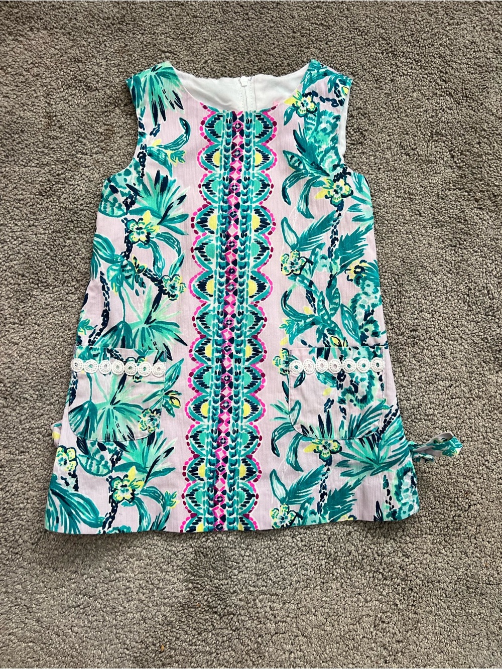 Lilly Pulitzer Little Lilly Classic Shift Light Lilac It’s Impawsible